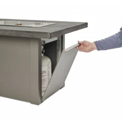 The Outdoor Greatroom Company Stone Grey Havenwood Rectangular Gas Fire Pit Table With Grey Base (HVGG-1224-K) 5 The Outdoor Greatroom Company Stone Grey Havenwood Rectangular Gas Fire Pit Table With Grey Base (HVGG-1224-K) -Elite Patio Direct Shop TheOutdoorGreatroomCompanyStoneGreyHavenwoodRectangularGasFirePitTablewithGreyBase HVGG 1224 K 4