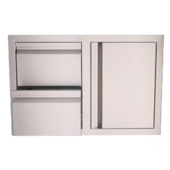 RCS Valiant Stainless Steel Double Drawer/Door Combo