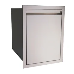 RCS Valiant Stainless Steel Fully Enclosed Trash Drawer -Elite Patio Direct Shop VTD21