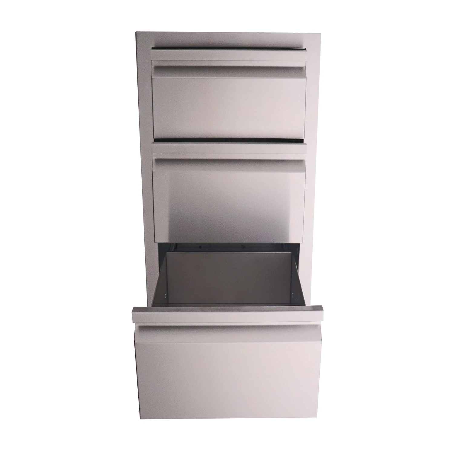 RCS Valiant Stainless Steel Fully Enclosed Triple Drawer RCS Valiant Stainless Steel Fully Enclosed Triple Drawer -Elite Patio Direct Shop VTD33