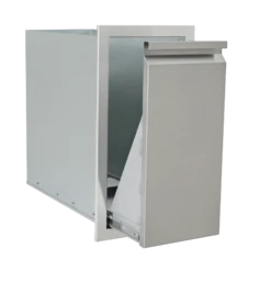 RCS Valiant Stainless Steel Narrow Trash Drawer
