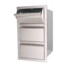 RCS Valiant Stainless Steel 2 Drawer/Paper Towel Holder Combo