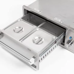 Viking 5 Series 30-Inch Stainless Steel Built-In Warming Drawer -Elite Patio Direct Shop Viking5series30warmingdrawersb