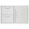 Blaze 32-Inch Stainless Steel Access Door & Double Drawer Combo (BLZ-DDC-R)