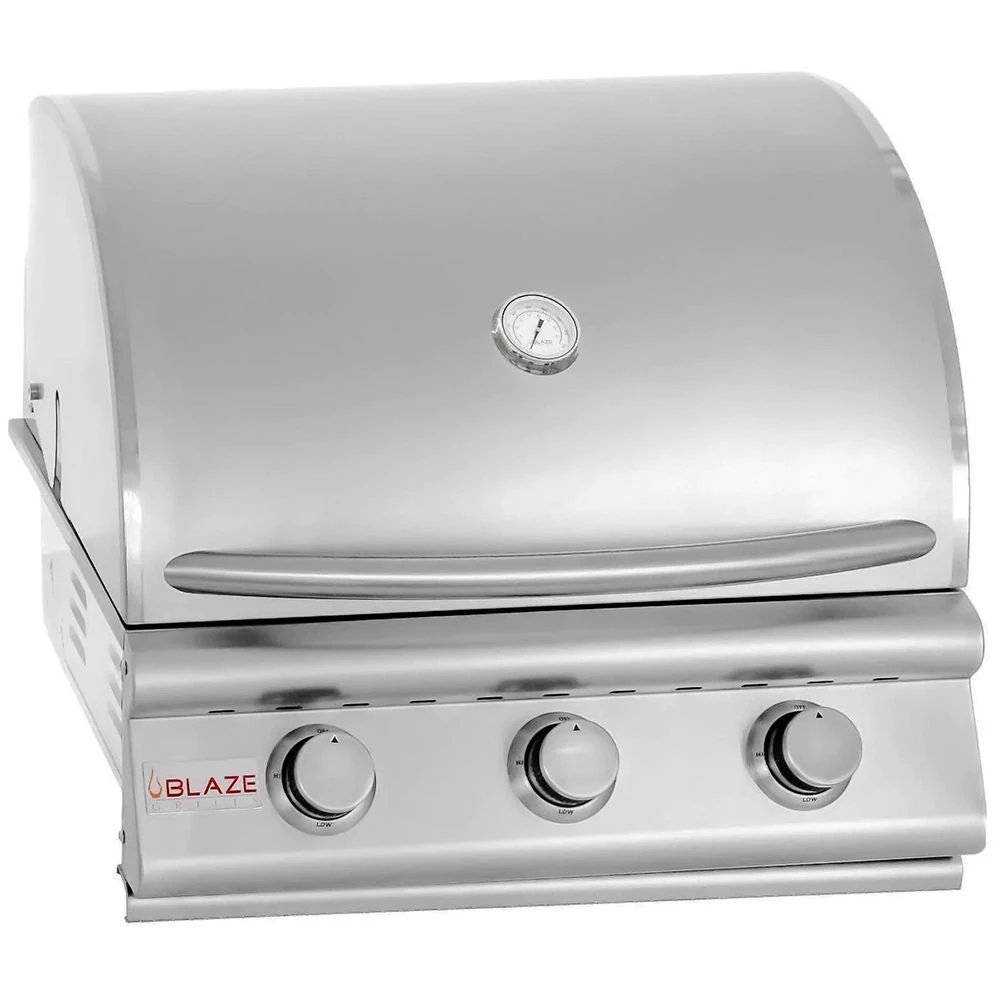 Blaze Prelude LBM 25-Inch 3-Burner Built-In Gas Grill (BLZ-3LBM-LP/NG) Blaze Prelude LBM 25-Inch 3-Burner Built-In Gas Grill (BLZ-3LBM-LP/NG) -Elite Patio Direct Shop blazeprelude25in3burnermain