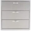 Blaze 30-Inch Stainless Steel Triple Access Drawer (BLZ-30W-3DRW)