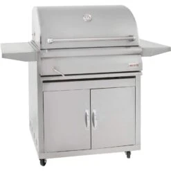 Blaze 32-Inch Freestanding Charcoal Grill With Adjustable Charcoal Tray (BLZ-4-CHAR + CART)