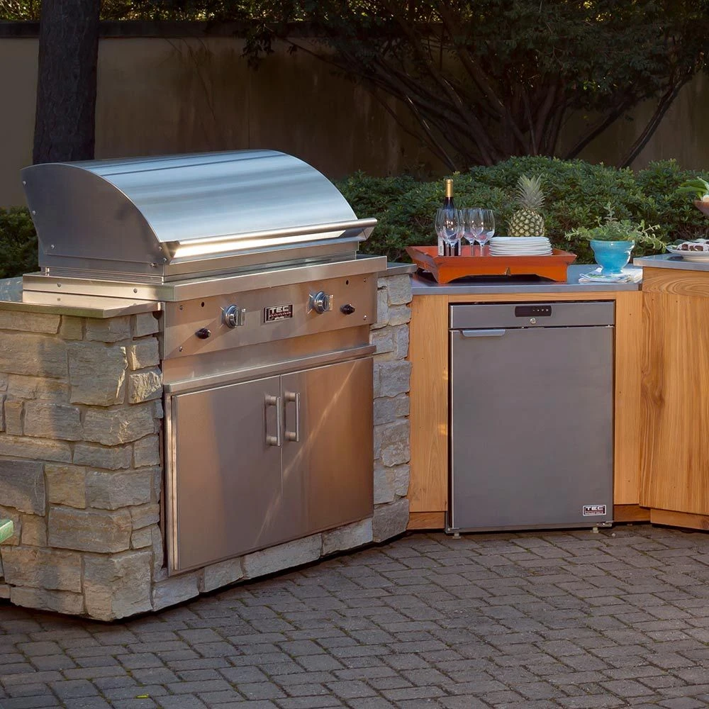 TEC 44-Inch Stainless Steel Double Access Doors - ADD44 TEC 44-Inch Stainless Steel Double Access Doors - ADD44 -Elite Patio Direct Shop double access doors lifestyle