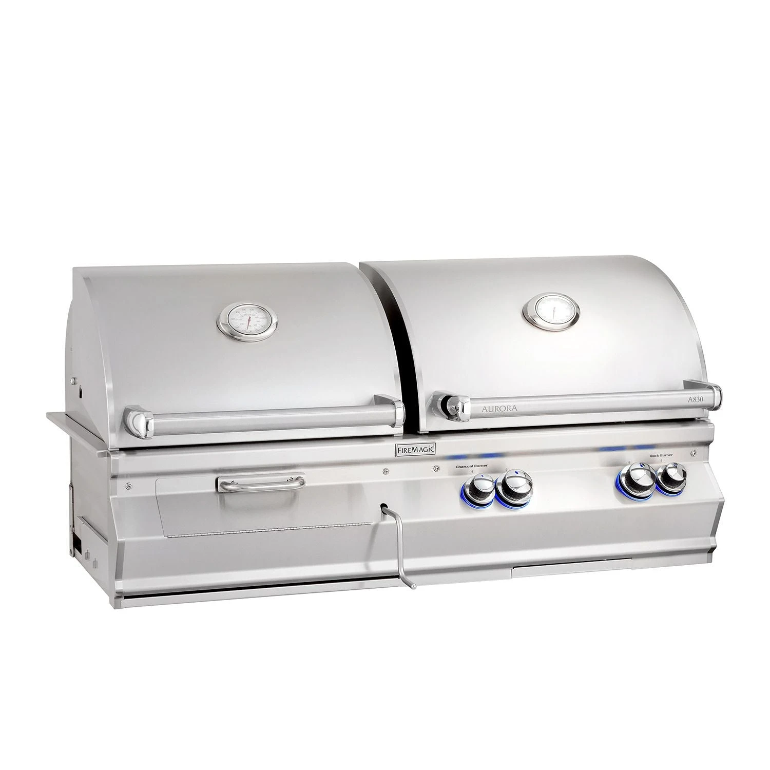 Fire Magic A830i Aurora 46-Inch Built-In Gas & Charcoal Combo Grill Fire Magic A830i Aurora 46-Inch Built-In Gas & Charcoal Combo Grill -Elite Patio Direct Shop fire magic a830i main