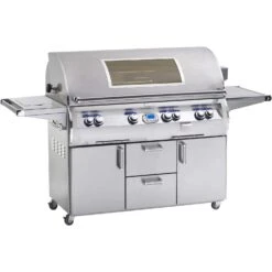 Fire Magic E1060s Echelon Diamond 48-Inch Gas Grill On Cart With Single Side Burner 3 Fire Magic E1060s Echelon Diamond 48-Inch Gas Grill On Cart With Single Side Burner -Elite Patio Direct Shop fire magic e1060s digi window