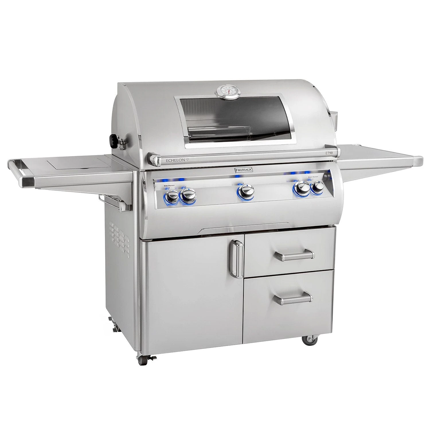 Fire Magic E790s Echelon Diamond 36-Inch Gas Grill on Cart with Double Side Burner Fire Magic E790s Echelon Diamond 36-Inch Gas Grill On Cart With Double Side Burner -Elite Patio Direct Shop fire magic e790s analog window f3593023 af53 4e15 b417 ba0a6fdd5c65