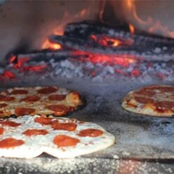 HPC Villa Built-In Hybrid Gas/Wood Fueled Mosaic Tile Pizza Oven -Elite Patio Direct Shop hpc pizza