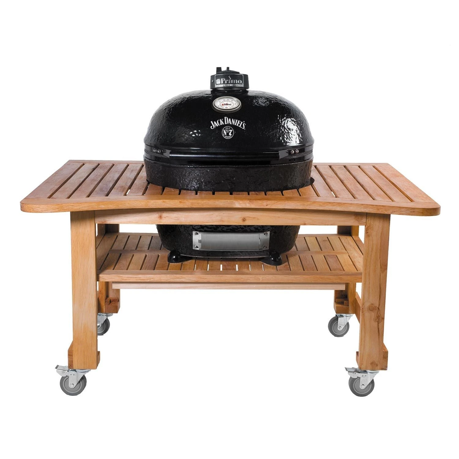Primo Oval XL 400 Ceramic Kamado Grill on Table Primo Oval XL 400 Ceramic Kamado Grill On Table -Elite Patio Direct Shop jd oval 400 curved table
