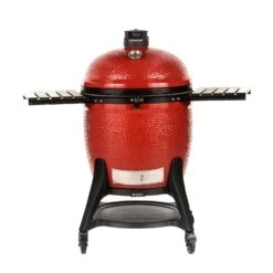 Kamado Joe Big Joe III 24-Inch Charcoal Grill On Cart With Side Shelves - KJ15041021