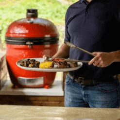 Kamado Joe Big Joe III 24-Inch Standalone Charcoal Grill - KJ15040821 2 Kamado Joe Big Joe III 24-Inch Standalone Charcoal Grill - KJ15040821 -Elite Patio Direct Shop kamado joe big joe iii stand alone lifestyle elitepatiodirect