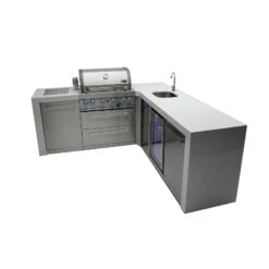 Mont Alpi 400 Deluxe BBQ Grill Island With 90 Degree Corner & Beverage Center - MAi400-D90BEV 4 Mont Alpi 400 Deluxe BBQ Grill Island With 90 Degree Corner & Beverage Center - MAi400-D90BEV -Elite Patio Direct Shop mai400 d90bevfront