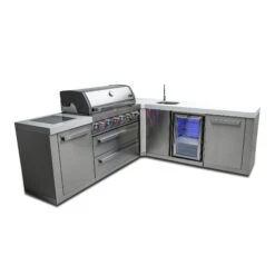 Mont Alpi 805 BBQ Grill Island With 90 Degree Corner & Beverage Center - MAi805-90BEV 2 Mont Alpi 805 BBQ Grill Island With 90 Degree Corner & Beverage Center - MAi805-90BEV -Elite Patio Direct Shop mai805 90bevhero