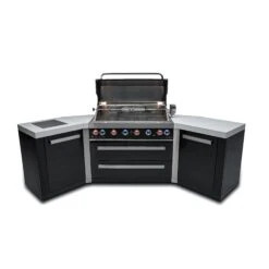 Mont Alpi 805 Black Stainless Steel BBQ Grill Island With 45 Degree Corners - MAi805-BSS45C 4 Mont Alpi 805 Black Stainless Steel BBQ Grill Island With 45 Degree Corners - MAi805-BSS45C -Elite Patio Direct Shop mai805 bss45c 3e274cb7 8022 4776 ba2d efeabf45e07e