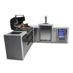 Mont Alpi 805 Deluxe BBQ Grill Island With 90 Degree Corner, Kegerator & Fridge Cabinet - MAi805-D90KEGFC 9 Mont Alpi 805 Deluxe BBQ Grill Island With 90 Degree Corner, Kegerator & Fridge Cabinet - MAi805-D90KEGFC -Elite Patio Direct Shop mai805 d90kegfc