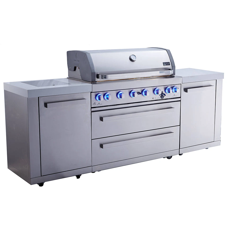 Mont Alpi 805 BBQ Grill Island - MAi805 Mont Alpi 805 BBQ Grill Island - MAi805 -Elite Patio Direct Shop mai805hero