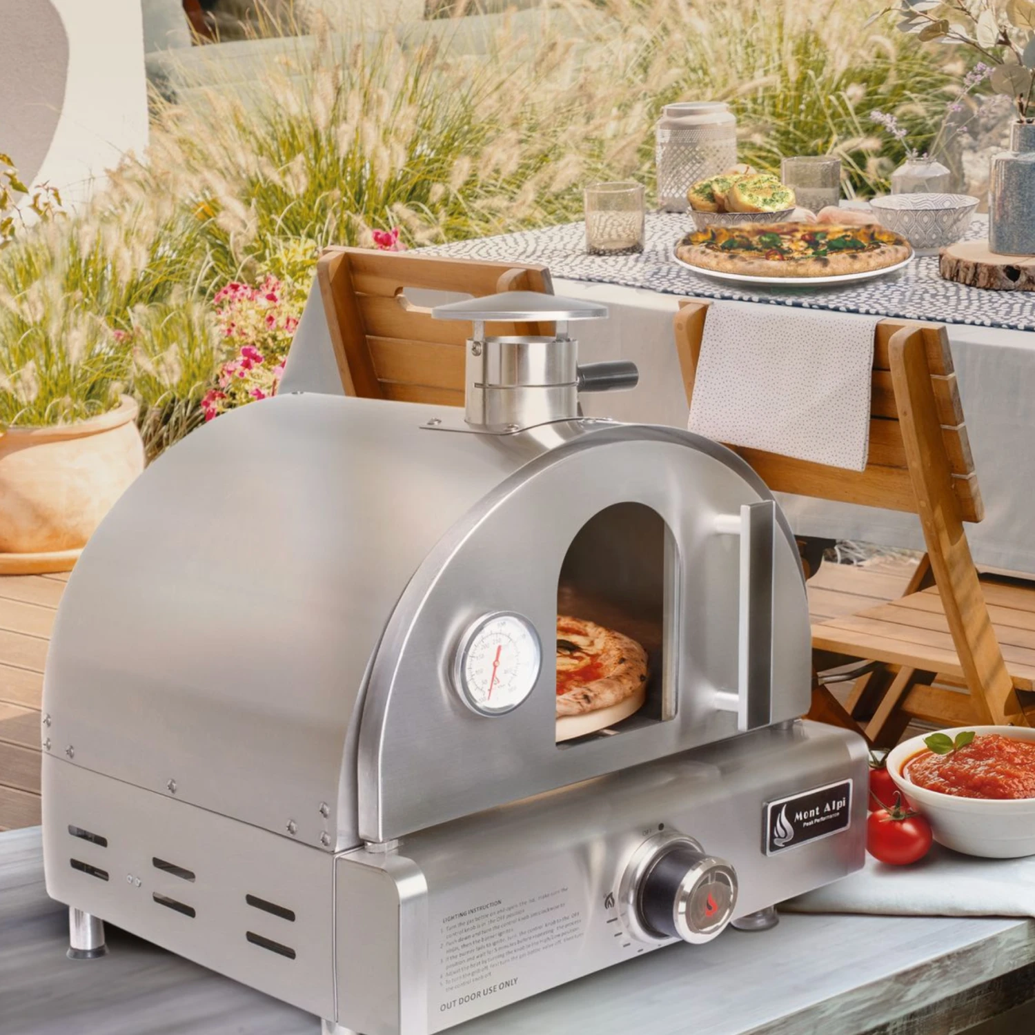 Mont Alpi Portable Table Top Pizza Oven Mont Alpi Portable Table Top Pizza Oven -Elite Patio Direct Shop mapz sslifestyle