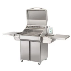 Memphis Grills Pro Freestanding ITC 3 Pellet Grill - VG0001S -Elite Patio Direct Shop memphis pro cart itc3 Turned Open