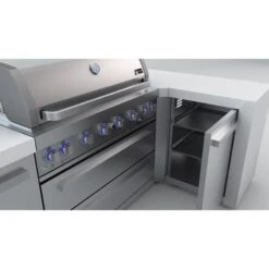Mont Alpi 805 Deluxe BBQ Grill Island With 90 Degree Corner - MAi805-D90C -Elite Patio Direct Shop montalpi805islandwith90degreecornercabinet