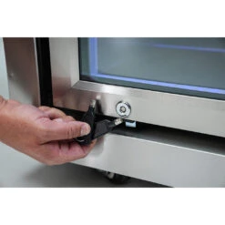 Mont Alpi 805 Deluxe BBQ Grill Island With Kegerator & Fridge Cabinet - MAI805-DKEGFC 13 Mont Alpi 805 Deluxe BBQ Grill Island With Kegerator & Fridge Cabinet - MAI805-DKEGFC -Elite Patio Direct Shop montalpifridgelock 7dbf3d92 256f 4e25 97c7 39a44a01cc9e