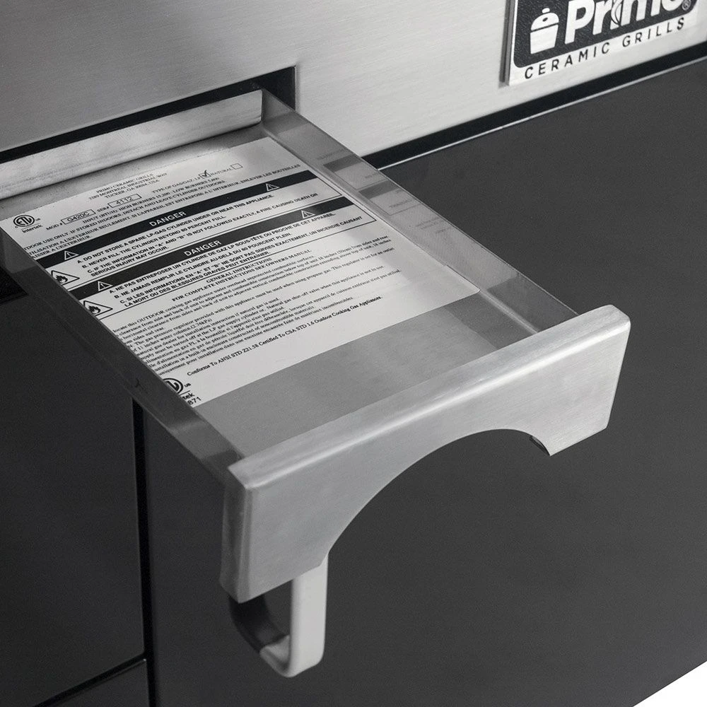 Primo Oval G420 36-Inch Ceramic Built-In Kamado Gas Grill Primo Oval G420 36-Inch Ceramic Built-In Kamado Gas Grill -Elite Patio Direct Shop oval g 420 drip tray