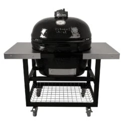 Primo Oval XL 400 Ceramic Kamado Grill On Cart -Elite Patio Direct Shop oval xl 400 steel shelves