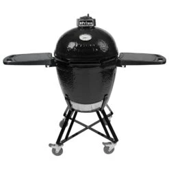 Primo Large Round Ceramic Kamado Grill With Cradle & Side Shelves