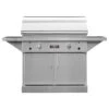 TEC Sterling Patio 2FR 44-Inch Infrared Gas Grill On Stainless Steel Cabinet