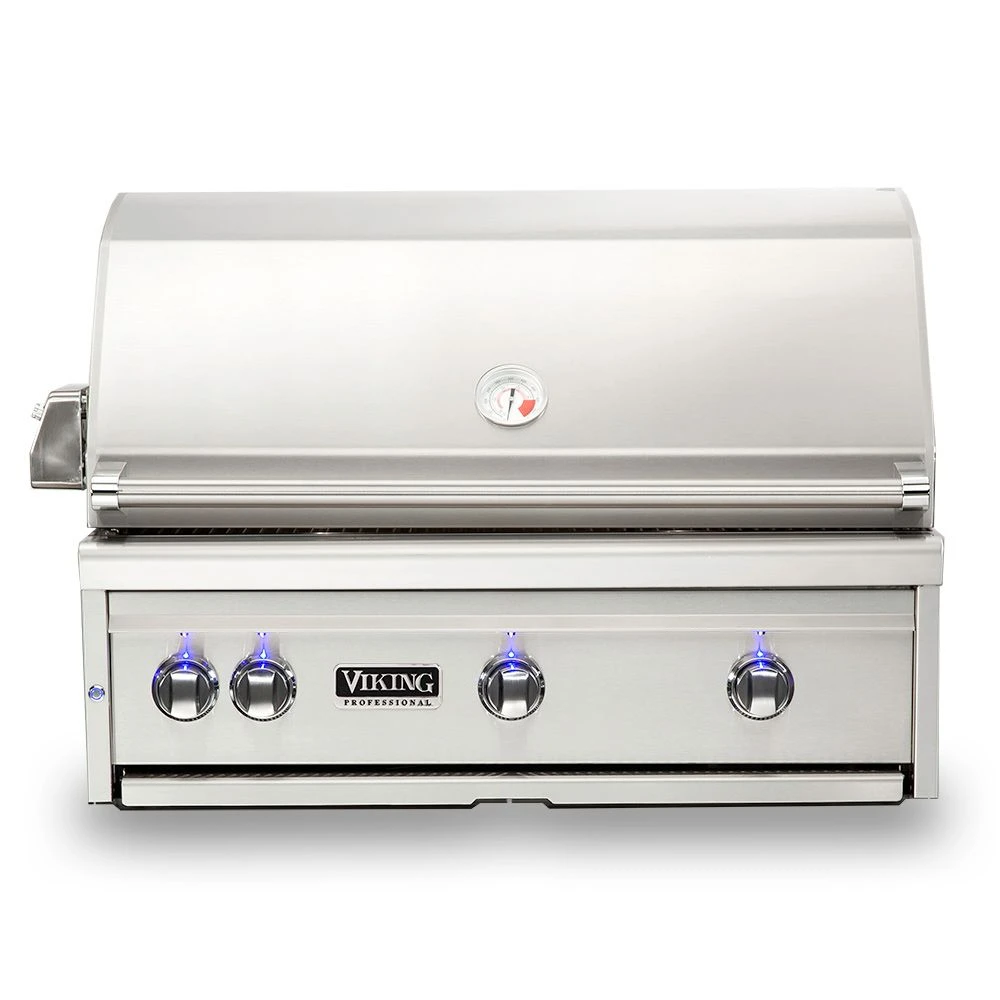 Viking 5 Series 36-Inch Stainless Steel Built-In Grill with ProSear Burner & Rotisserie Viking 5 Series 36-Inch Stainless Steel Built-In Grill With ProSear Burner & Rotisserie -Elite Patio Direct Shop vqgi536 main